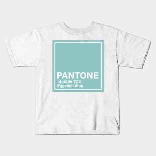 pantone 14-4809 TCX Eggshell Blue Kids T-Shirt